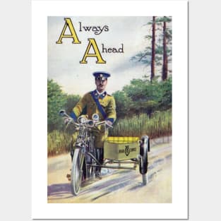 1910s AA Sidecar Posters and Art